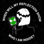 99px.ru аватар Девушка смотрит в зеркало и видит в своем отражении инопланетянина (When will my reflection show who I am inside? / Когда мое отражение покажет, кто я внутри?)