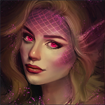 99px.ru аватар Эльфийка с розовыми глазами, by Aitsena