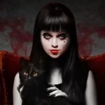 99px.ru аватар Готичная девушка с котом