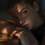 Аватар Грустная девушка у стола, by Astri-Lohne