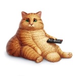 99px.ru аватар Жирный кот с пультом