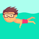99px.ru аватар Плавающий парень в красных плавках, by KellerAC
