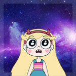 99px.ru аватар Удивленная Звездочка Баттерфлай / Стар Баттерфлай / Star Butterfly из мультфильма Звездная принцесса и силы зла / Star vs. the Forces of Evil