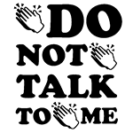 99px.ru аватар Надпись Do not talk to me / Не разговаривайте со мной