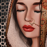 99px.ru аватар Девушка с восточными украшениями, by Strawberry Singh
