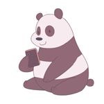 99px.ru аватар Радостная панда с телефоном