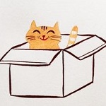 99px.ru аватар Котенок сидит в коробке