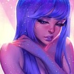 99px.ru аватар Девушка с голубыми волосами
