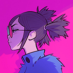 Аватар Нудл / Noodle, участница группы Gorillaz, автор Илья Кувшинов
