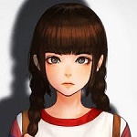 Аватар Девочка с косичками