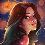 99px.ru аватар Девушка с каштановыми волосами улыбается, by limetown studios