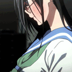Аватар Аска Танака / Asuka Tanaka из аниме Звучи! Эуфониум / Hibike! Euphonium убирает руку, тянущуюся к ее красной от удара щеке