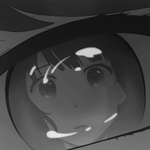 Аватар Ханаби Ясураока / Hanabi Yasuraoka из аниме Тайные желания отвергнутых / Kuzu no Honkai отражается в глазу