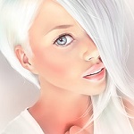 99px.ru аватар Белокурая девушка, by Lana Flamy