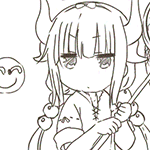 99px.ru аватар Канна Камуи / Kanna Kamui из аниме Дракон-горничная Кобаяши / Kobayashi-san Chi no Maid Dragon