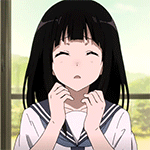 Аватар Эру Читанда / Eru Chitanda из аниме Хека / Hyouka чихает