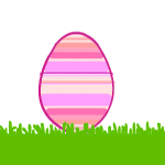 99px.ru аватар Розовое яйцо на траве из которого вылупливается котенок, by MrrrCat