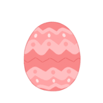 99px.ru аватар Испуганный кролик прячется в розовом пасхальном яйце