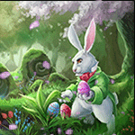 99px.ru аватар Пасхальный кролик собирает яйца, автор Dima Sharak