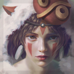 Аватар Сан / San из аниме Принцесса Мононокэ / Princess Mononoke, by Robusta-Mania