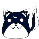 Аватар Прыгающий на месте волк на белом фоне