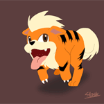 99px.ru аватар Growlithe / Гроулит из аниме Pokemon / Покемон