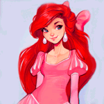 99px.ru аватар Русалочка Ариэль / Ariel из мультфильма Русалочка / Tne Little Mermaid, оригинал by loish