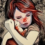 99px.ru аватар Девочка обнимает котенка