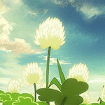 99px.ru аватар Цветы колышутся от ветра под голубым небом