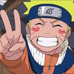 99px.ru аватар Узумаки Наруто / Uzumaki Naruto улыбается и показывает жест V из аниме Наруто / Naruto