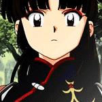 Аватар Мироку дарит цветы Санго из аниме Инуяся / InuYasha
