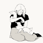 Аватар У девушки, которая играет с котятами, растут ушки рыси, by PHAZED