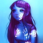 99px.ru аватар Девушка с глазами полными слез, by Numyart