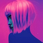 Аватар Девушка с розовыми волосами, by Julia Razumova