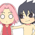 Аватар Сакура Харуно / Sakura Haruno и Саске Учиху / Sasuke Uchiha из аниме Наруто / Naruto, by natto-ngooyen