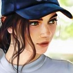 99px.ru аватар Девушка в кепке