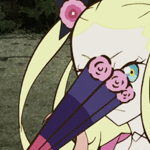 Аватар Хитэй / Hitei из аниме Истории мечей / Katanagatari с веером