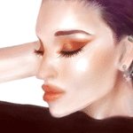 99px.ru аватар Девушка держит руку у головы