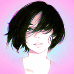 99px.ru аватар Портрет девушки на розовом фоне, by Kuvshinov Ilya