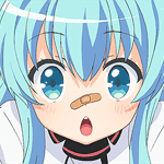 Аватар Ноэль / Noel из аниме Метод небес / Sora no Method с пластырем на носу