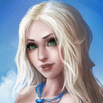 99px.ru аватар Белокурая девушка с зелеными глазами, by Junica Hots