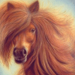 99px.ru аватар Красивая рисованная лошадь