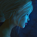 99px.ru аватар Портрет блондинки в профиль