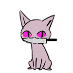 99px.ru аватар Котенок кидающий ножик вверх, by Sout