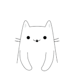 Аватар Котик разводит лапками и появляется надпись (whatever / все равно)