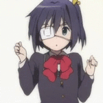 Аватар Рикка Таканаши / Rikka Takanashi из аниме Чудачества любви не помеха! / Chuunibyou demo Koi ga Shitai!
