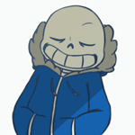 99px.ru аватар Санс / Sans из игры Undertale, by v0idless