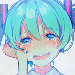 99px.ru аватар Vocaloid Hatsune Miku / Вокалоид Хатсунэ Мику плачет