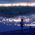 99px.ru аватар Девушка стоит на фоне моря, над которым парят чайки