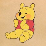 99px.ru аватар Винни-Пух / Winnie the Pooh радостно хлопает в ладоши из мультфильма Приключения Винни Пуха / The Many Adventures of Winnie the Pooh